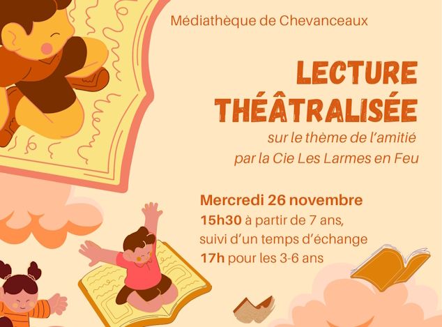 Lecture théâtralisée à Chevanceaux