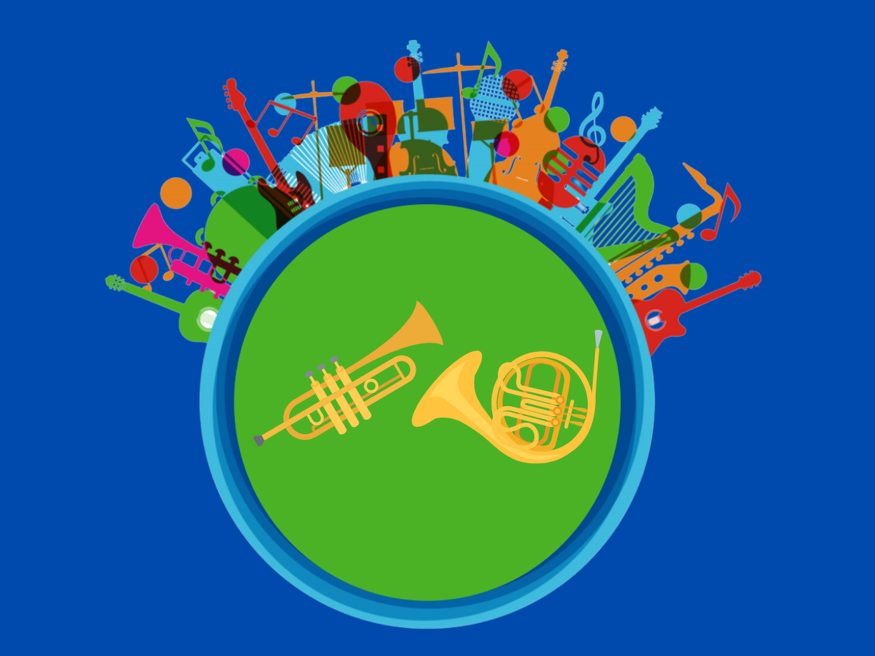 Un cor et une trompette