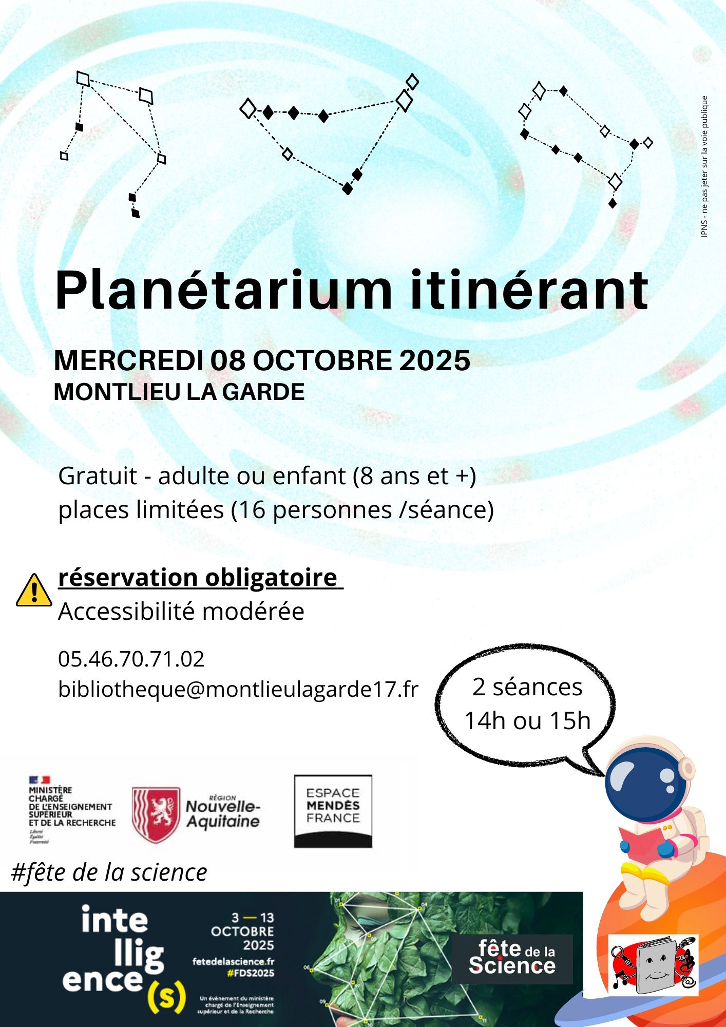 Planétarium à Montlieu la Garde