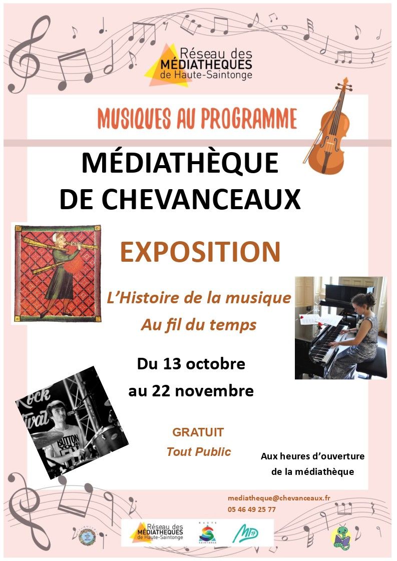 Expo Histoire de la musique à Chevanceaux