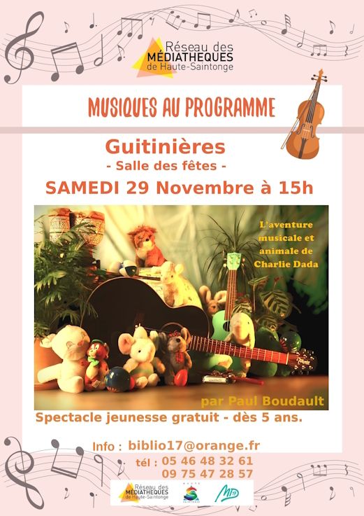 spectacle l'aventure de Charlie Dada par Paul Boudault