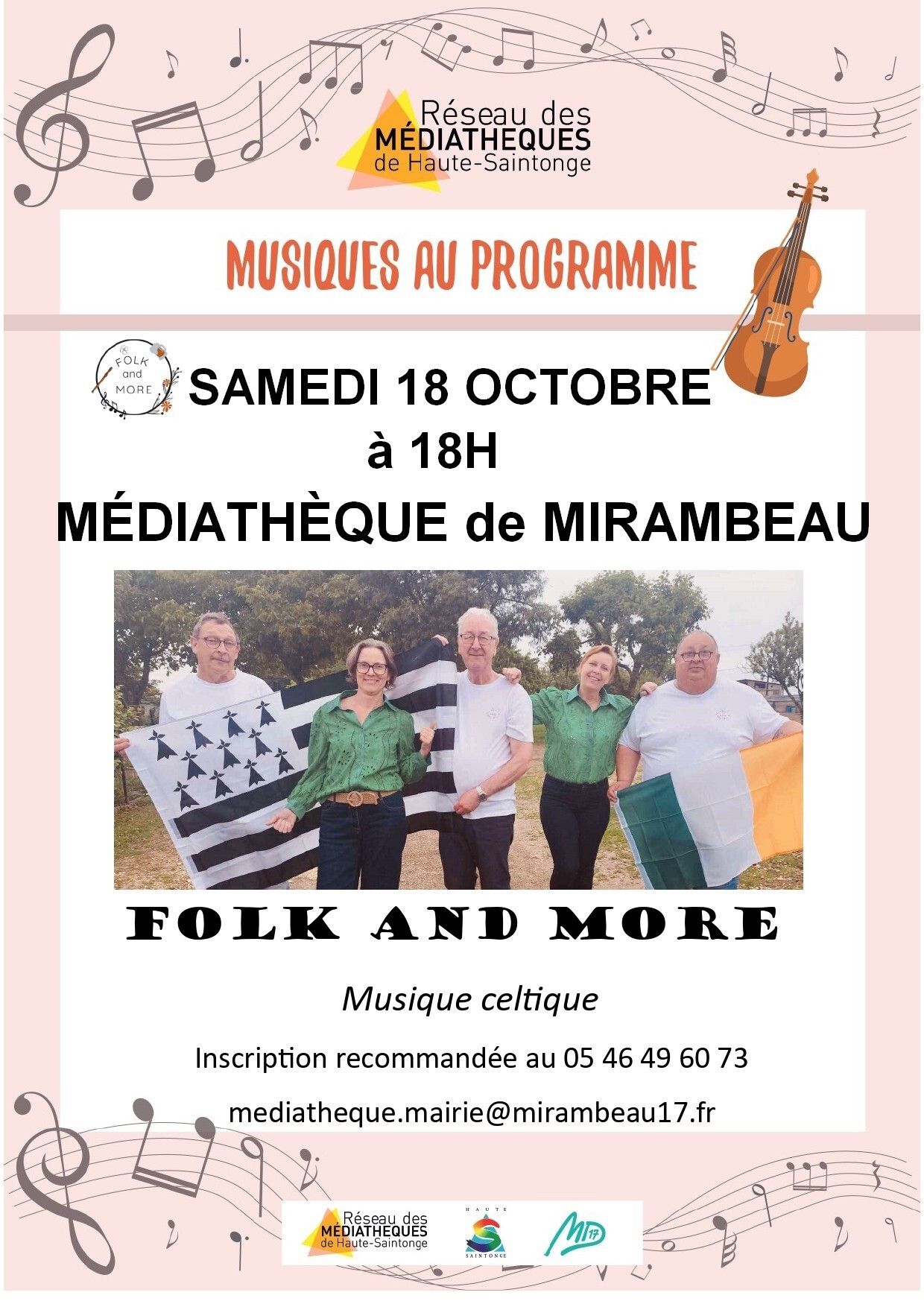musique celtique à Mirambeau