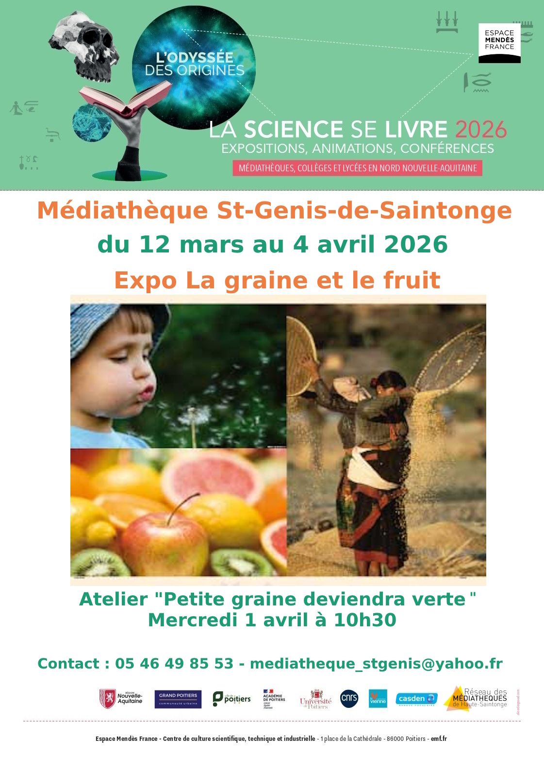 Expo La graine et le fruit à St-Genis-de-Saintonge
